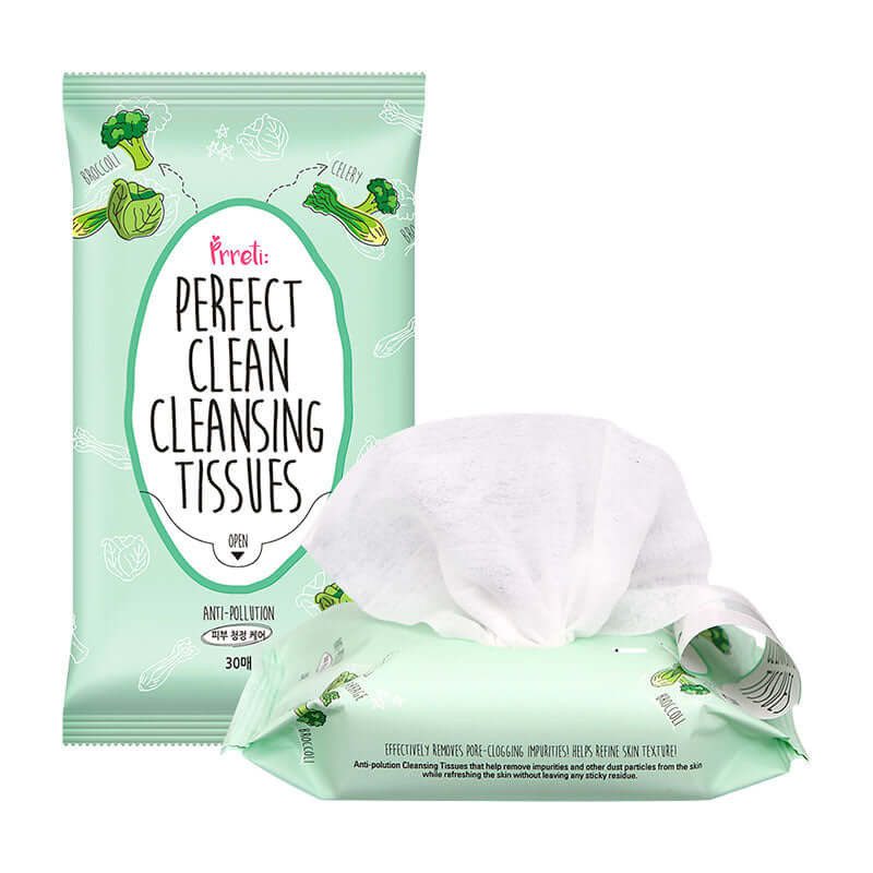 Prreti Салфетки для ежедневного очищения/Tissues Cleansing Perfect Clean 120гр(30шт)