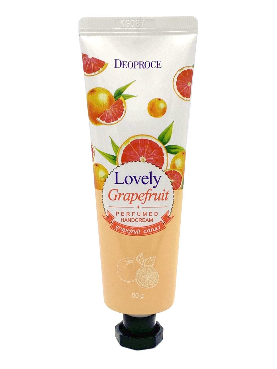 Deoproce Крем для рук парфюмированный с грейпфрутом Fresh Grapefruit Perfumed Hand Cream