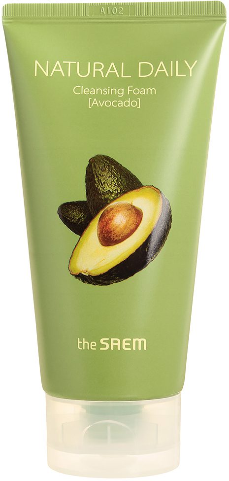 The Saem Пенка для лица с экстрактом авокадо Natural Daily Cleansing Foam Avocado 150ml