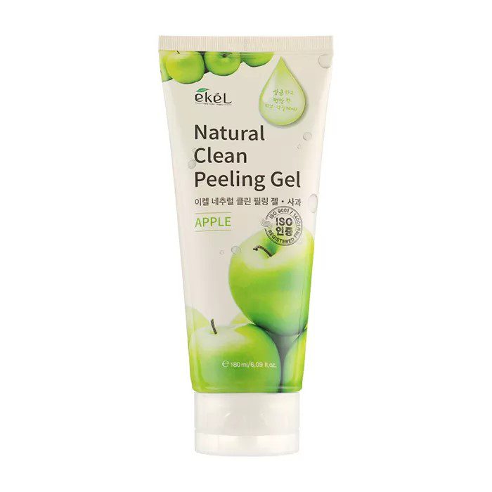 Ekel Пилинг-скатка с экстрактом зеленого яблока - Apple natural clean peeling gel, 180мл