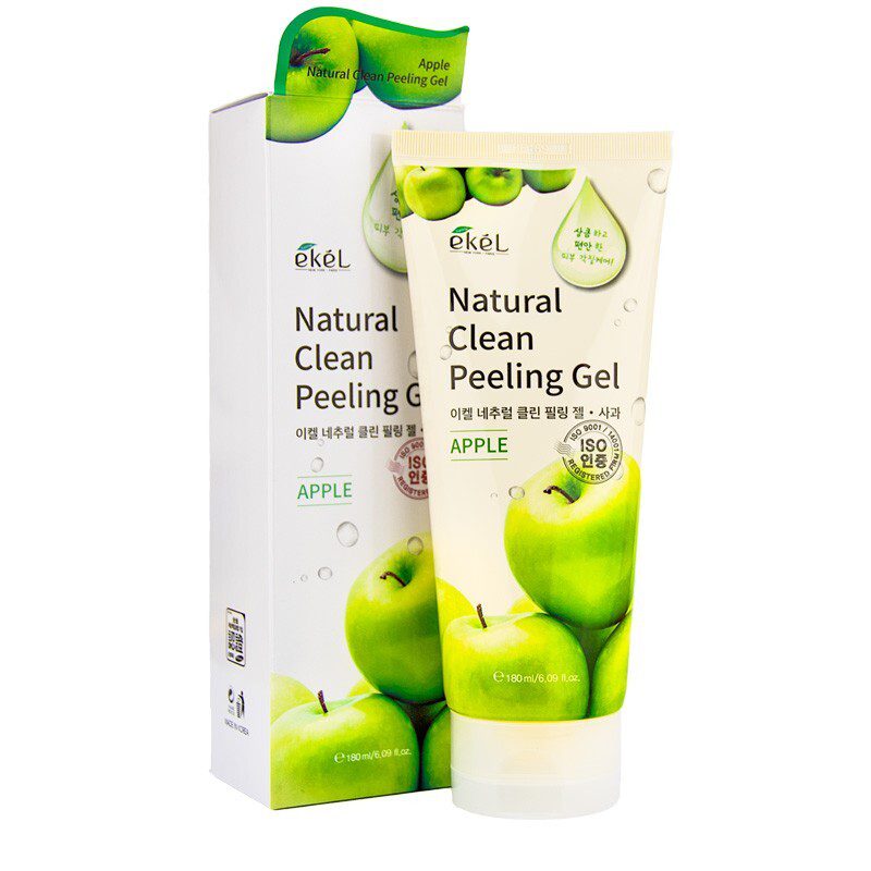 Ekel Пилинг-скатка с экстрактом зеленого яблока - Apple natural clean peeling gel, 180мл