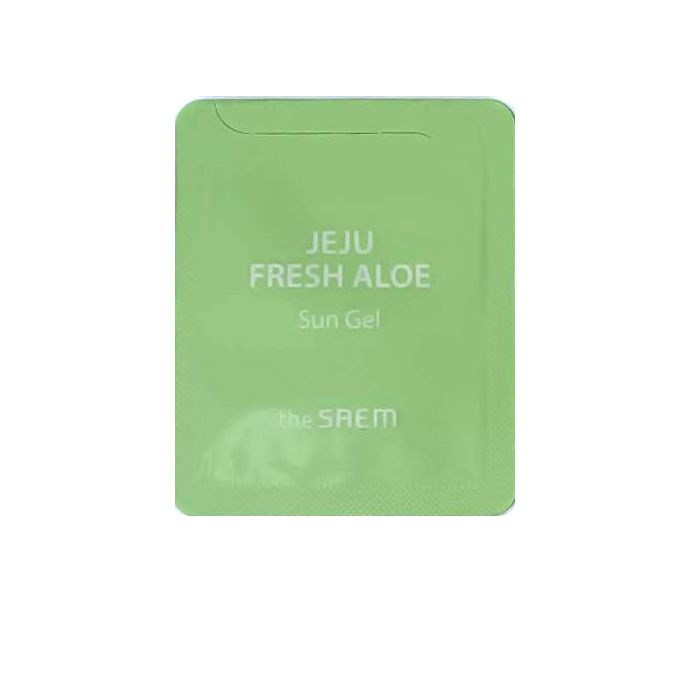 THE SAEM Гель для лица солнцезащитный с алоэ пробник (Sample)Jeju Fresh Aloe Sun Gel_SP,15мл THE SAEM Гель для лица солнцезащитный с алоэ пробник (Sample)Jeju Fresh Aloe Sun Gel_SP,15мл