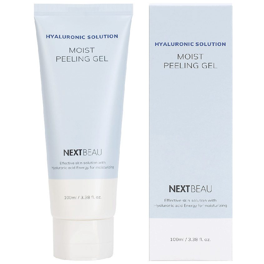 NEXTBEAU Увлажняющий отшелушивающий гель с гиалуроновой кислот/Hyaluronic Solution Moist Peeling Gel