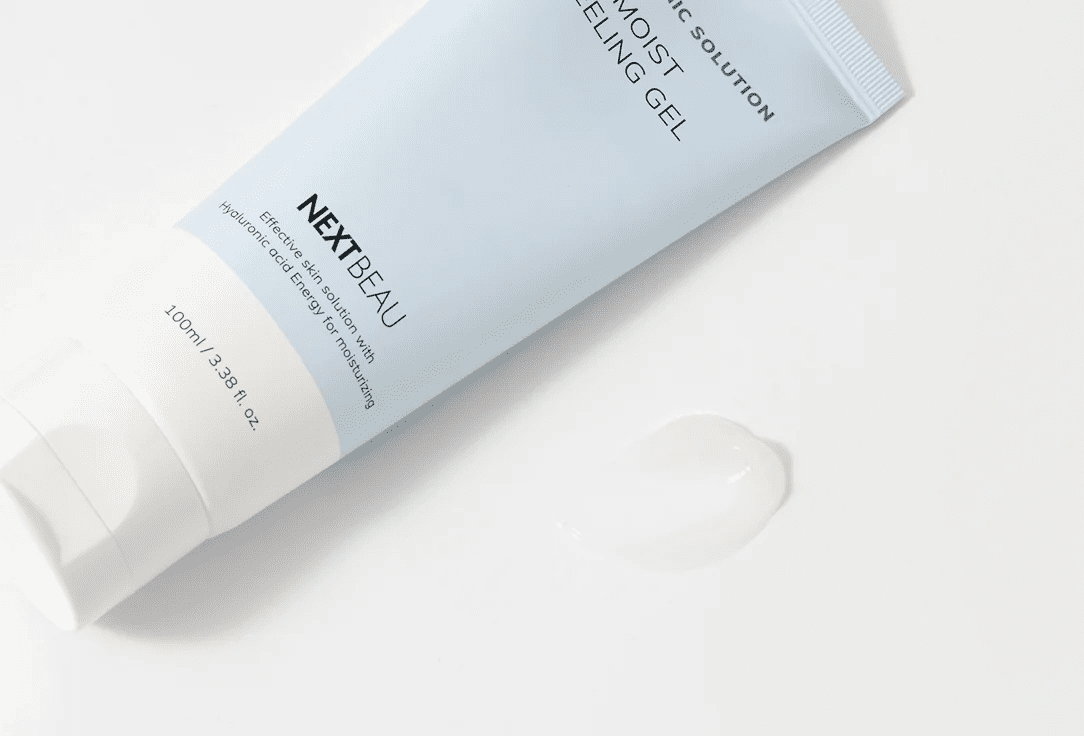 NEXTBEAU Увлажняющий отшелушивающий гель с гиалуроновой кислот/Hyaluronic Solution Moist Peeling Gel