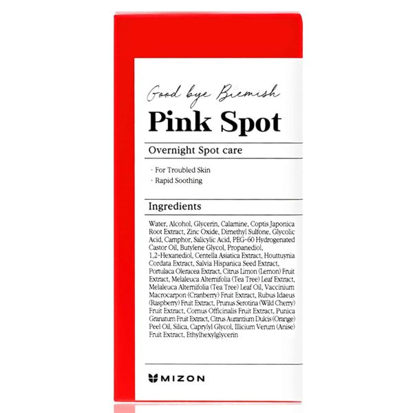 MIZON GOOD BYE BLEMISH PINK SPOT Средство точечное от воспалений и акне 19ml