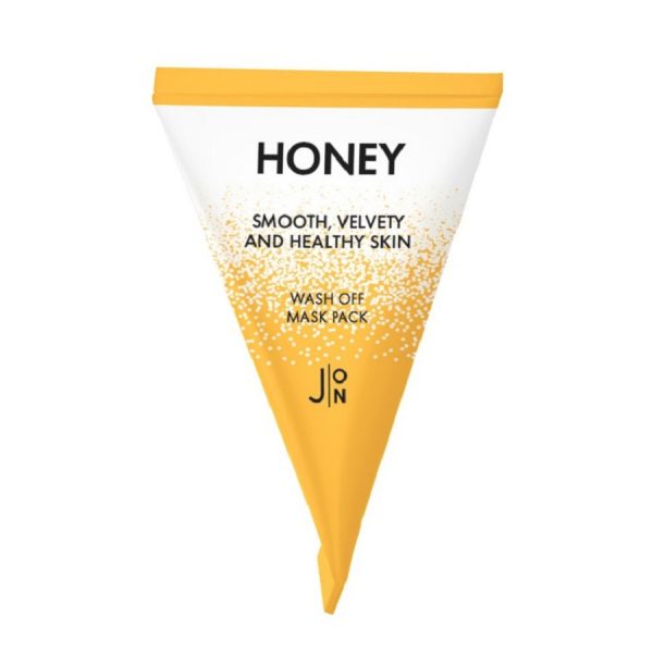 J:ON МЕД Маска для лица Honey Smooth Velvety and Healthy Skin Wash Off Mask Pack, 1 шт * 5 мл