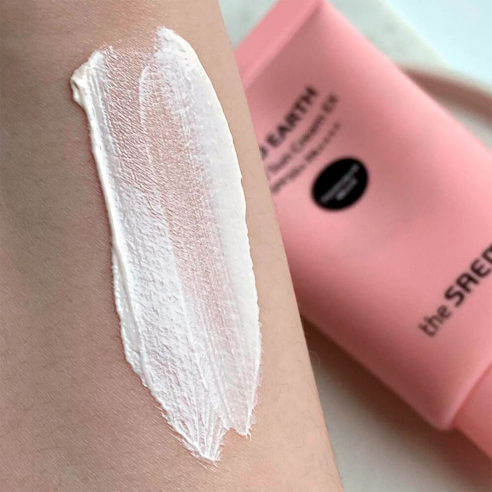 THE SAEM Солнцезащитный крем Eco Earth Pink Sun Cream EX SPF50+ PA++++ 50 г