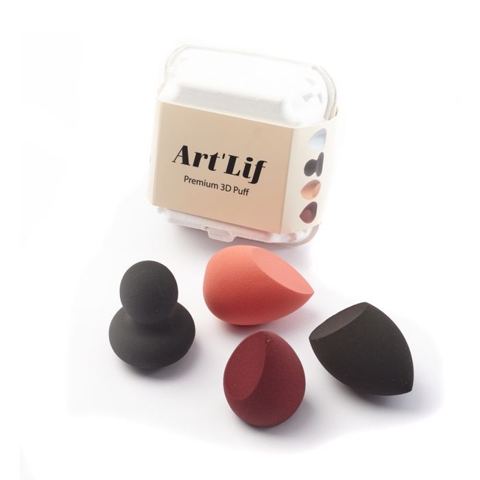 The Saem Набор спонжей косметических Art'Lif Premium 3D Puff[4p]
