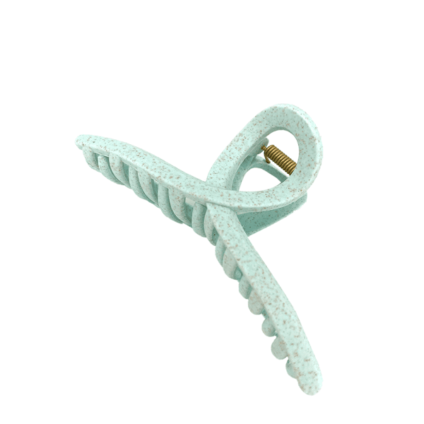 SOLOMEYA Крабик/волос из натуральной пшеницы МЯТНЫЙ бабочка Straw Claw Hair Clip Butterfly Mint