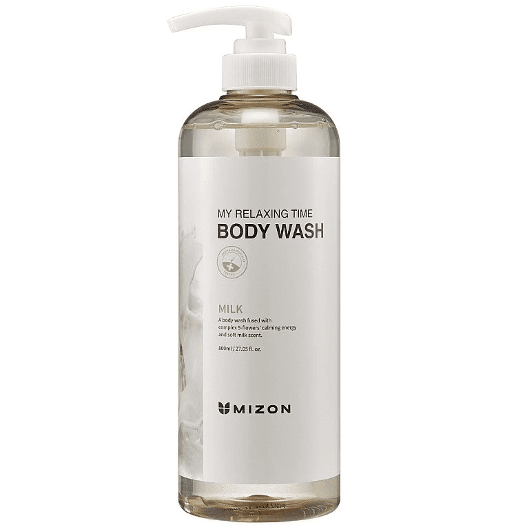 MIZON MY RELAXING TIME BODY WASH [MILK] Гель для душа 800мл