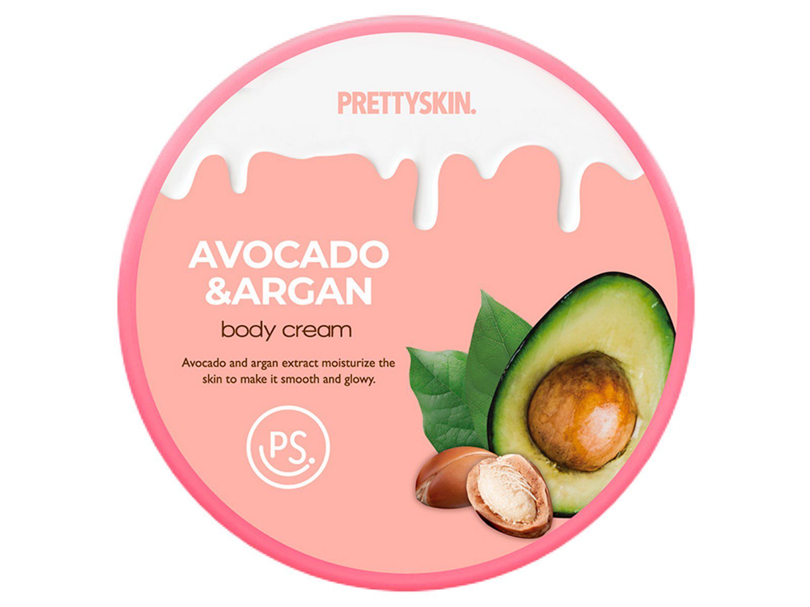 PrettySkin Крем для тела питательный с экстрактом авокадо/Body Cream Avocado & Argan 300ml