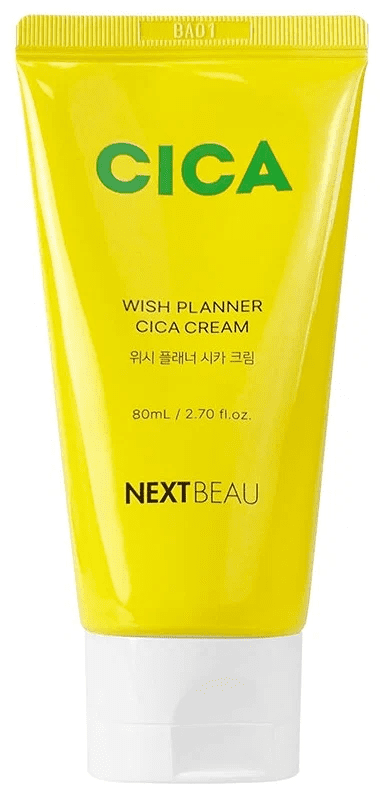 NEXTBEAU Восстанавливающий крем с центеллой азиатской/Wish Planner Cica Cream 80мл