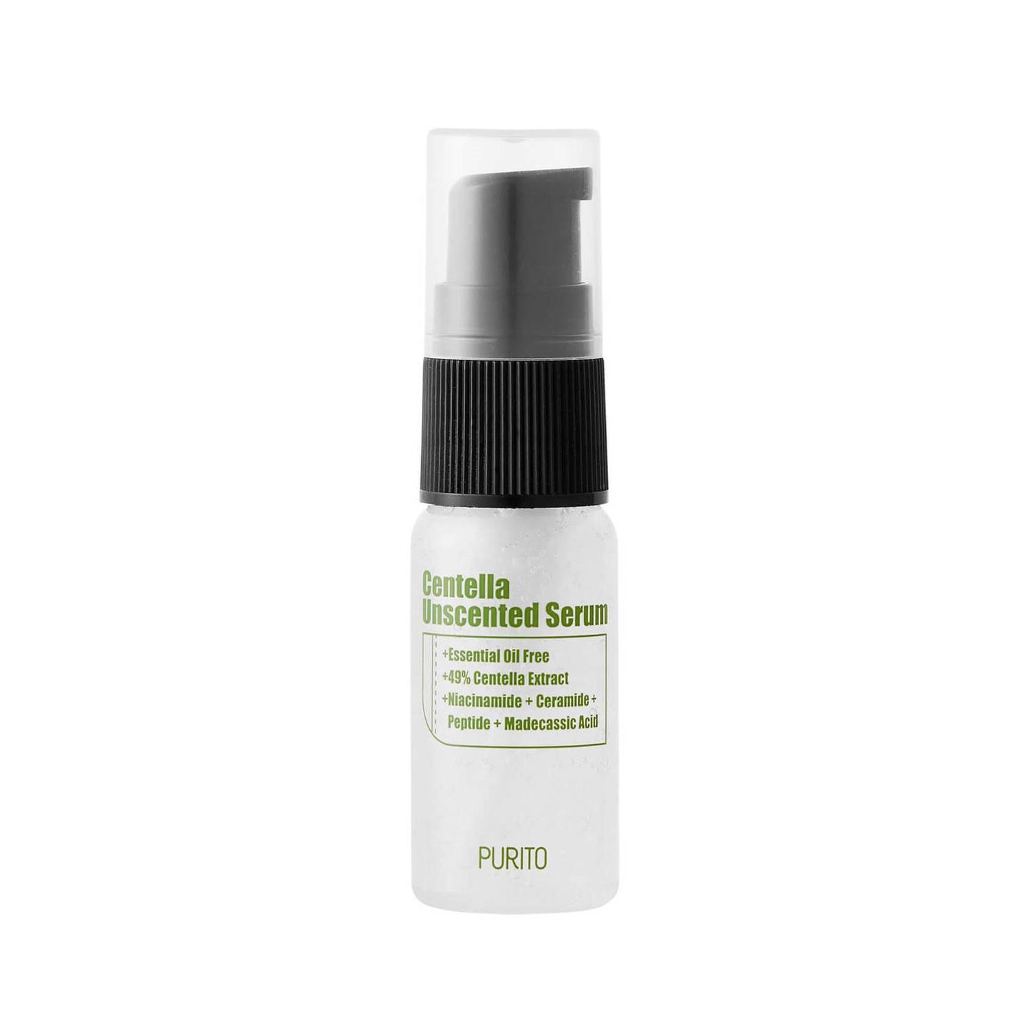 PURITO Безмасляная сыворотка для чувствительной кожи/Centella Unscented Serum (mini), 15ml PURITO Безмасляная сыворотка для чувствительной кожи/Centella Unscented Serum (mini), 15ml