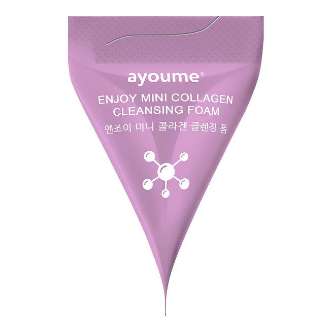 Ayoume Пенка для умывания с коллагеном Enjoy Mini Collagen Cleansing Foam 3гр*1шт