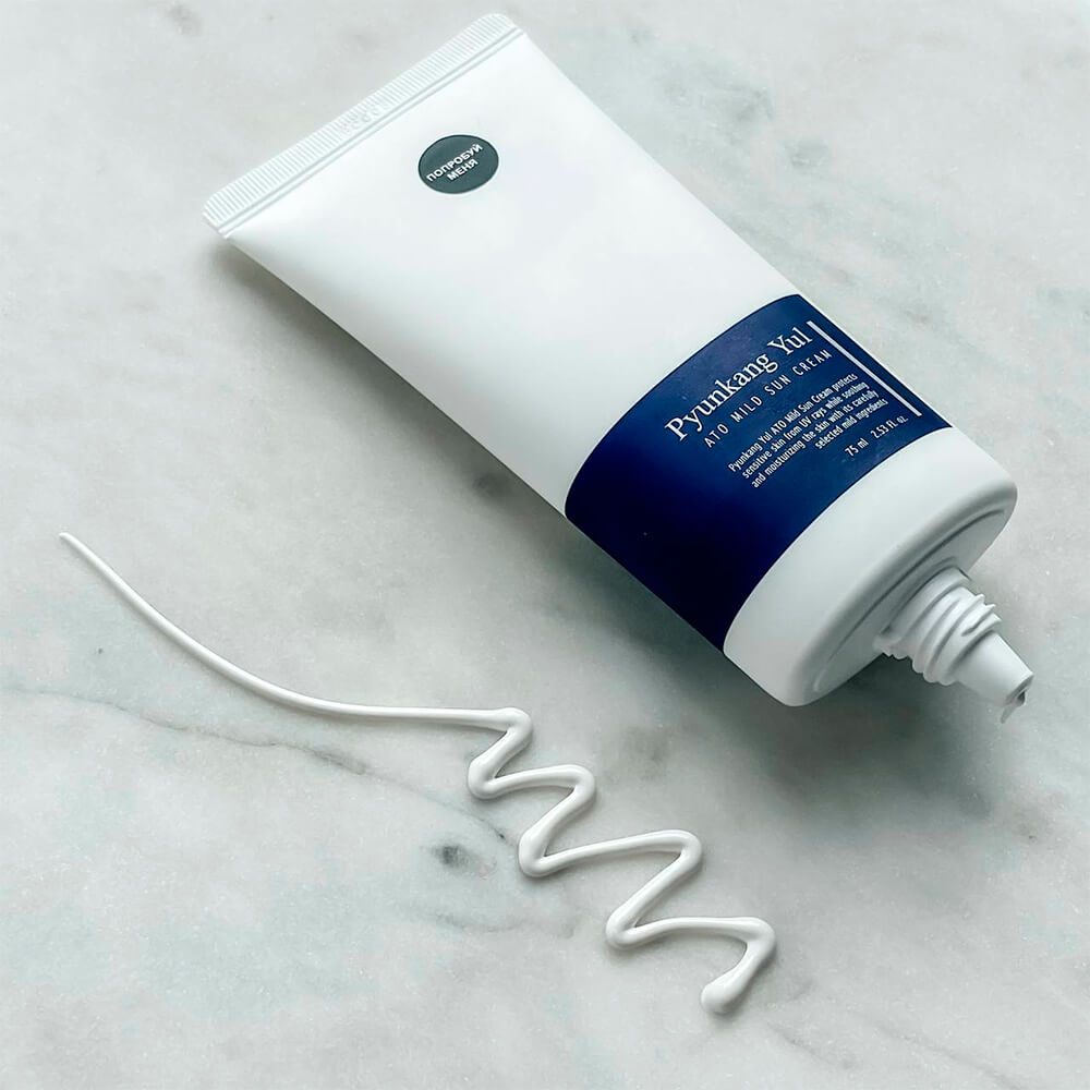 Pyunkang Yul Гипоаллергенный солнцезащитный крем/ATO Mild Sun Cream 75ml SPF50 PA+++