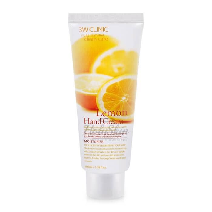 3W Clinic Увлажняющий крем для рук с экстрактом лимона Moisturizing Lemon Hand Cream,100ml