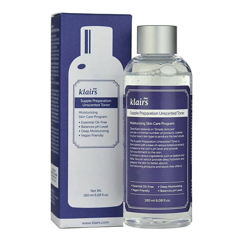 Dear, Klairs Тонер для лица смягчающий - Supple preparation unscented toner