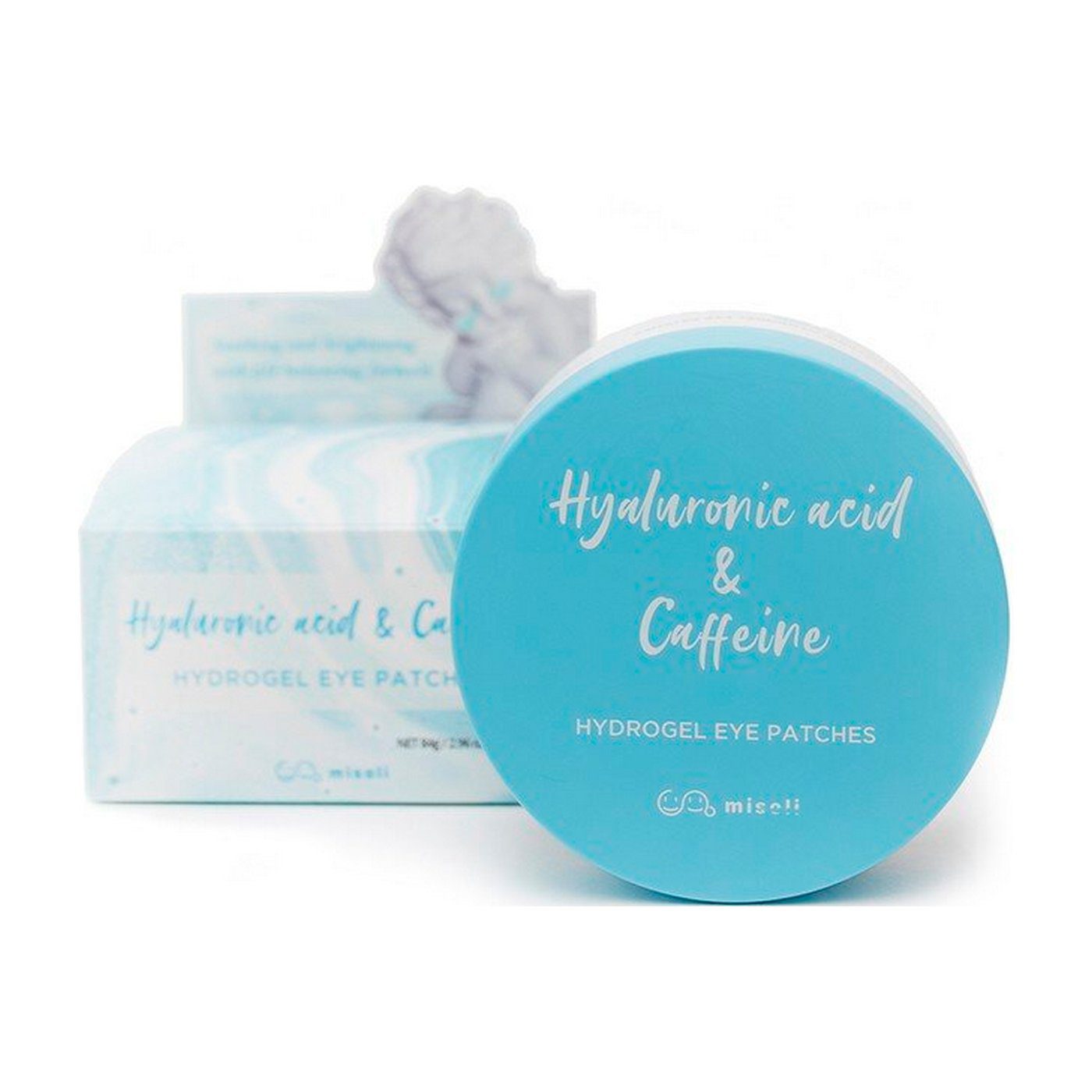 Misoli Патчи для глаз гидрогелевые с гиалуроновой кисл/Eye Patch Hydrogel Hyaluronic Acid & Caffeine