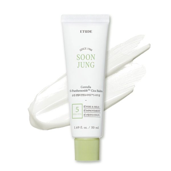 Etude Soon.J.C. 5 Cica Balm 50ml,Бальзам для чувствительной кожи лица с центеллой 50 мл