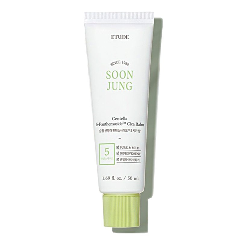 Etude Soon.J.C. 5 Cica Balm 50ml,Бальзам для чувствительной кожи лица с центеллой 50 мл