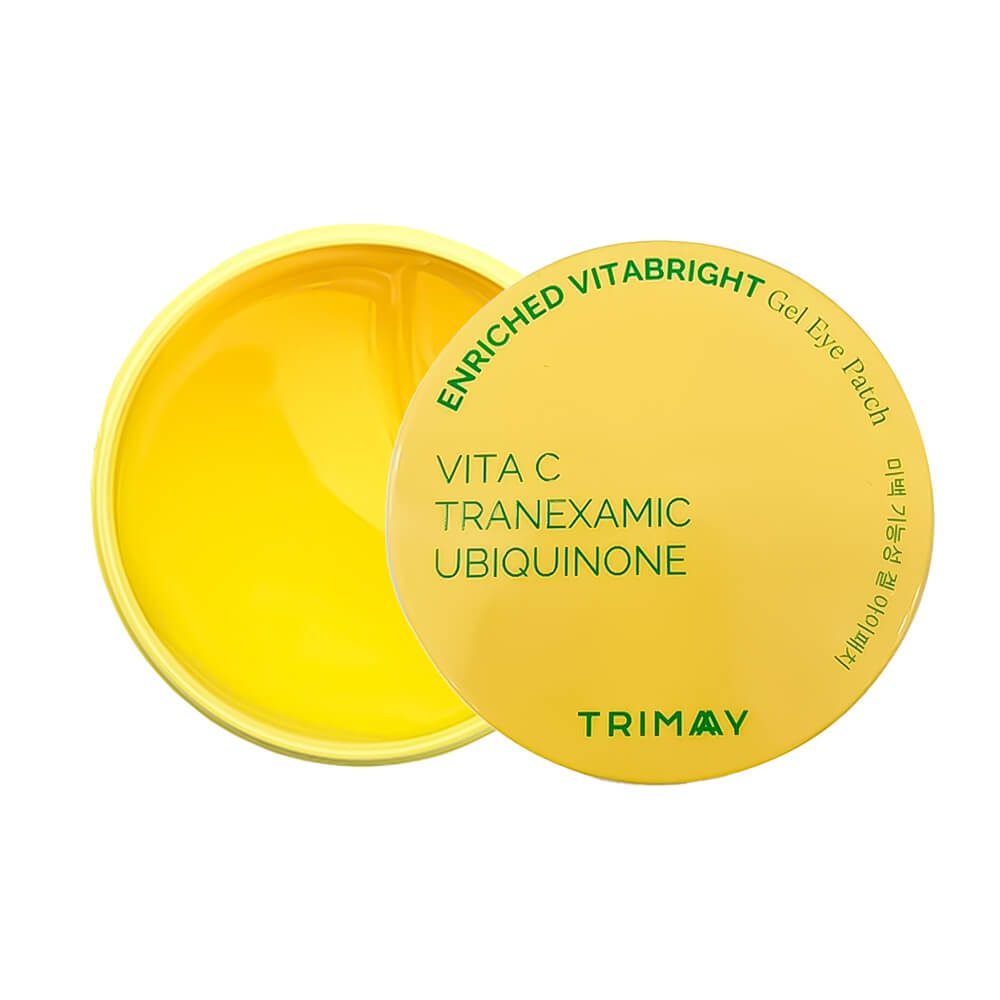 TRIMAY Патчи/век с вит С транексамовой кислотой иQ10/(yellow) Enriched Vitabright Gel Eye Patch 30шт