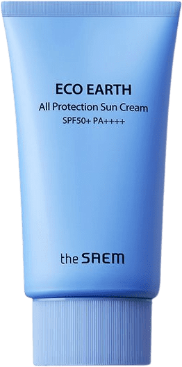 THE SAEM Крем для лица солнцезащитный Eco Earth All Protection Sun Cream SPF50+ PA+++ 50ml