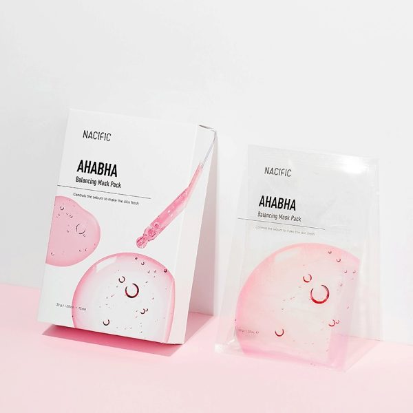 NACIFIC AHA BHA Balancing Mask Pack Маска для лица на тканевой основе 30g