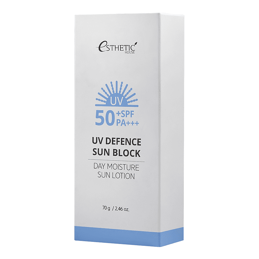 Esthetic House Солнцезащитный крем/UV Defence Sun Block Day Moisture Sun Cream 70g SPF50+/PA+++
