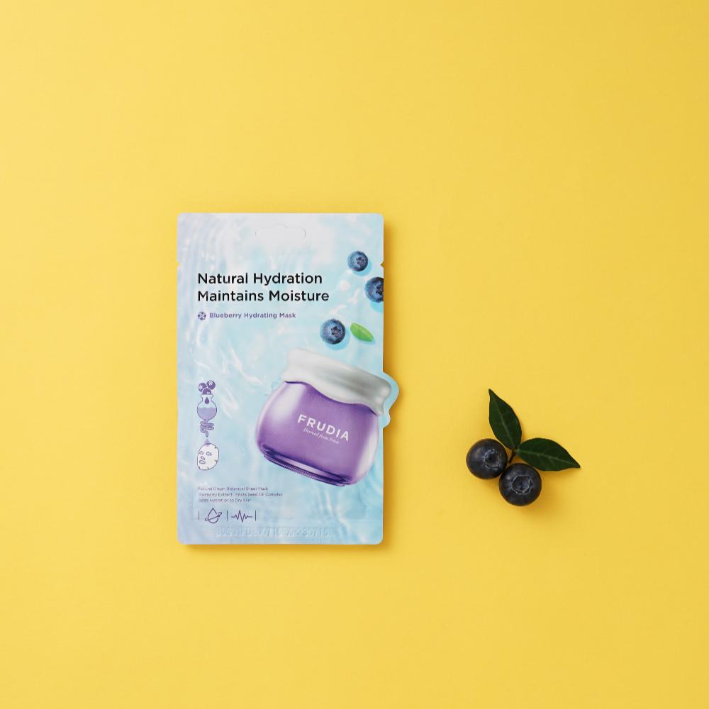 Frudia Маска тканевая для лица с экстрактом черники - Blueberry hydrating mask, 20мл Frudia Маска тканевая для лица с экстрактом черники - Blueberry hydrating mask, 20мл