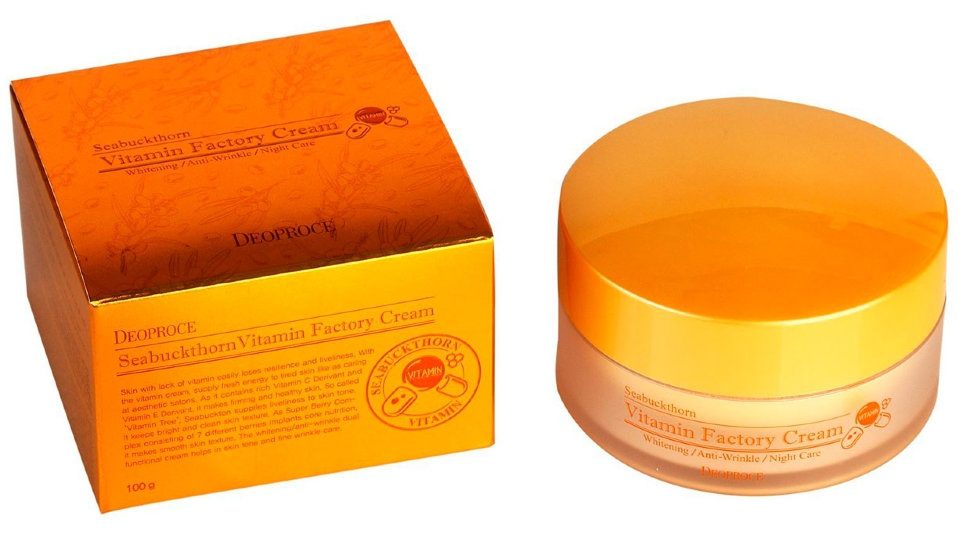 Deoproce Крем ночной омолаживающий Seabuckthorn Vitamin Factory Cream