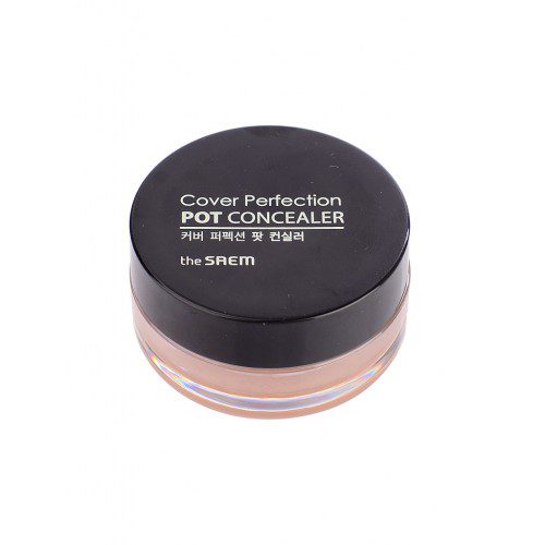 THE SAEM Консирел-корректор (Бежевый)/Cover Perfection Pot Concealer 01 Clear Beige 4g