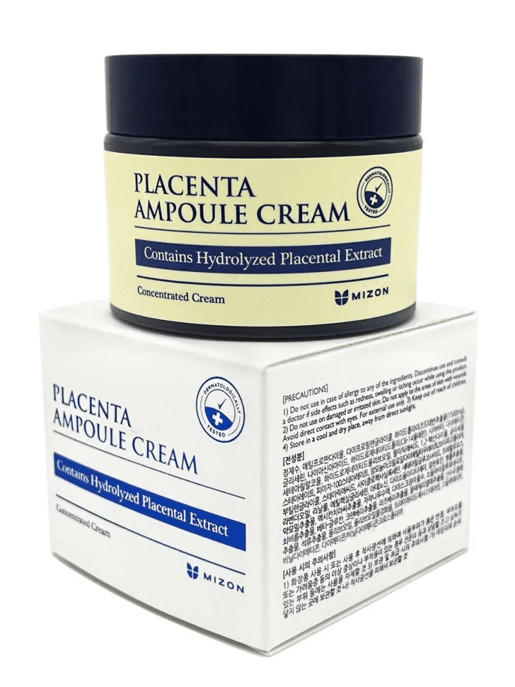 Mizon Крем для лица антивозрастной плацентарный – Placenta ampoule cream, 50мл