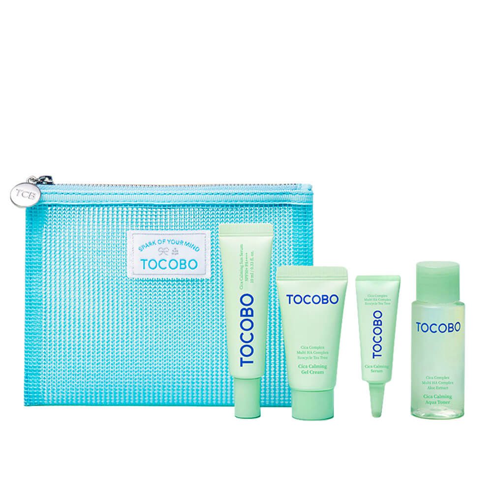 Tocobo Набор успокаивающих средств с центеллой Cica Calming Travel Kit Tocobo Набор успокаивающих средств с центеллой Cica Calming Travel Kit