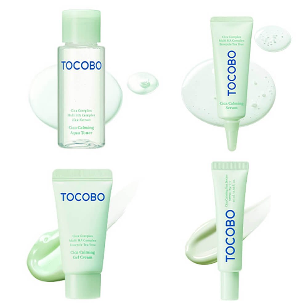 Tocobo Набор успокаивающих средств с центеллой Cica Calming Travel Kit Tocobo Набор успокаивающих средств с центеллой Cica Calming Travel Kit