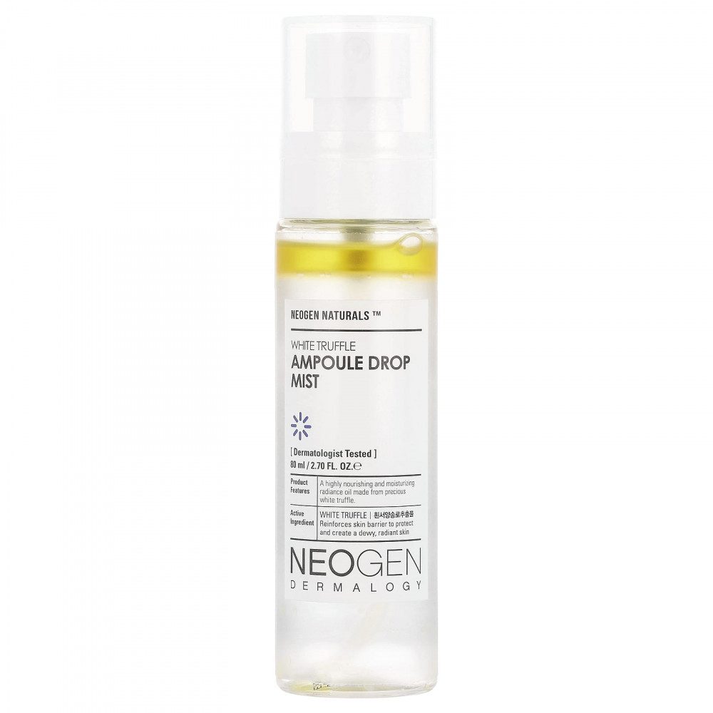 NEOGEN Dermalogy White Truffle Ampoule Drop Mist, 80ml - Двухфазный ампульный мист с белым трюфелем