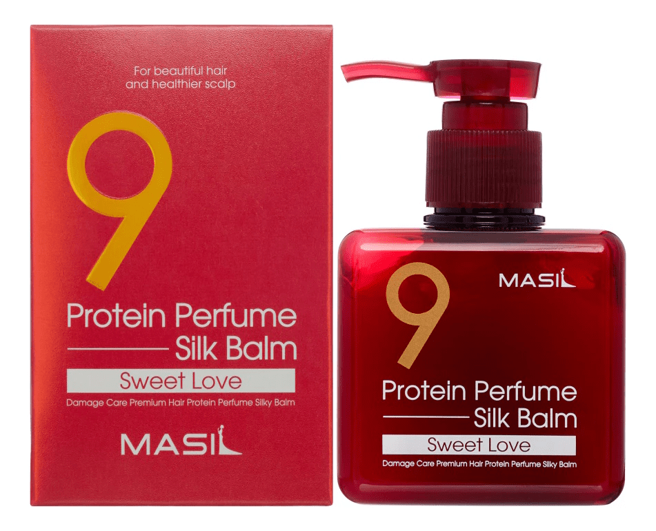 MASIL 9 PROTEIN PERFUME SILK BALM SWEET LOVE 180ml Несмываемый бальзам для волос с протеинами 180мл