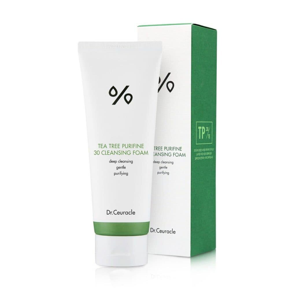 Dr.Ceuracle Tea Tree Purifine 30 Cleansing Foam - Мягкая очищающая пенка с чайным деревом 150ml