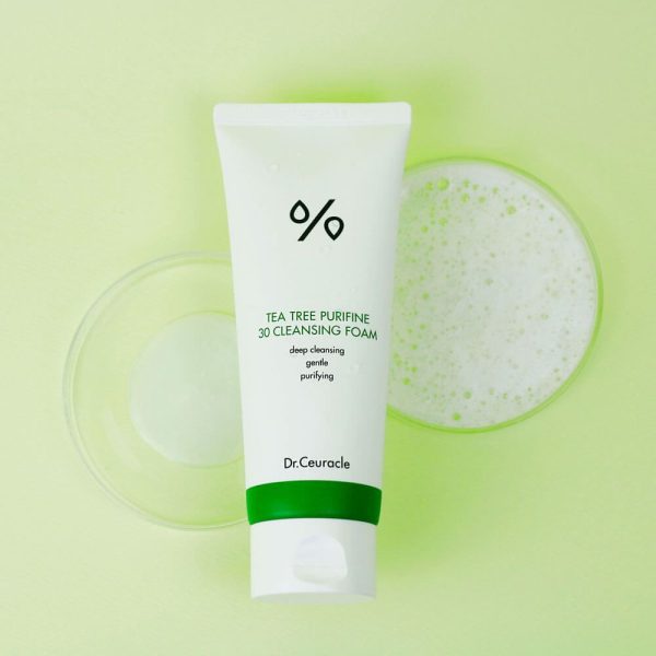 Dr.Ceuracle Tea Tree Purifine 30 Cleansing Foam - Мягкая очищающая пенка с чайным деревом 150ml