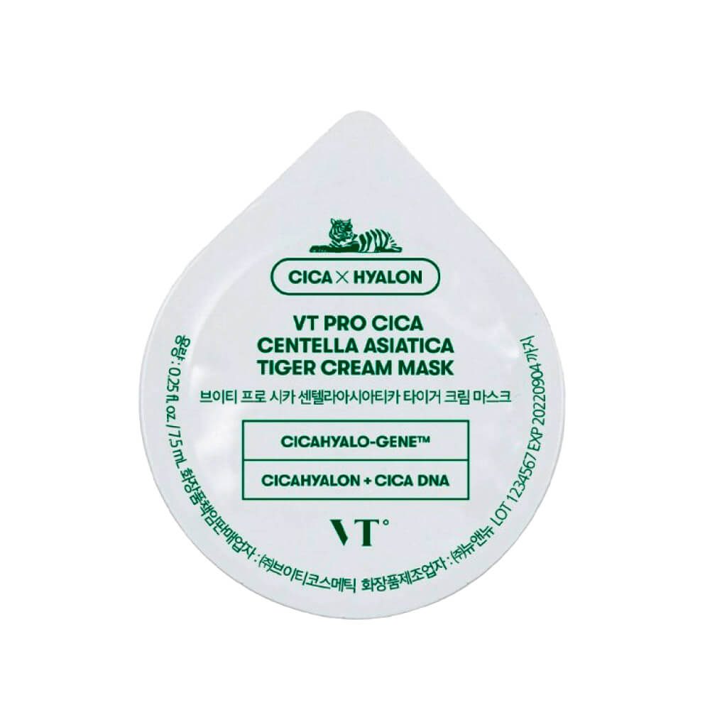 VT Cosmetics Успокаивающая глиняная маска с центеллой Cica Capsule Mask 7.5мл