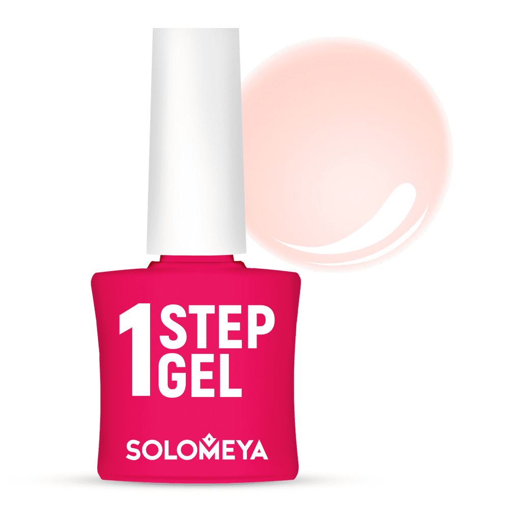SOLOMEYA Гель-лак для ногтей однофазный ЗЕФИР 6 Solomeya One Step Gel Marshmallow 6, 1 шт.