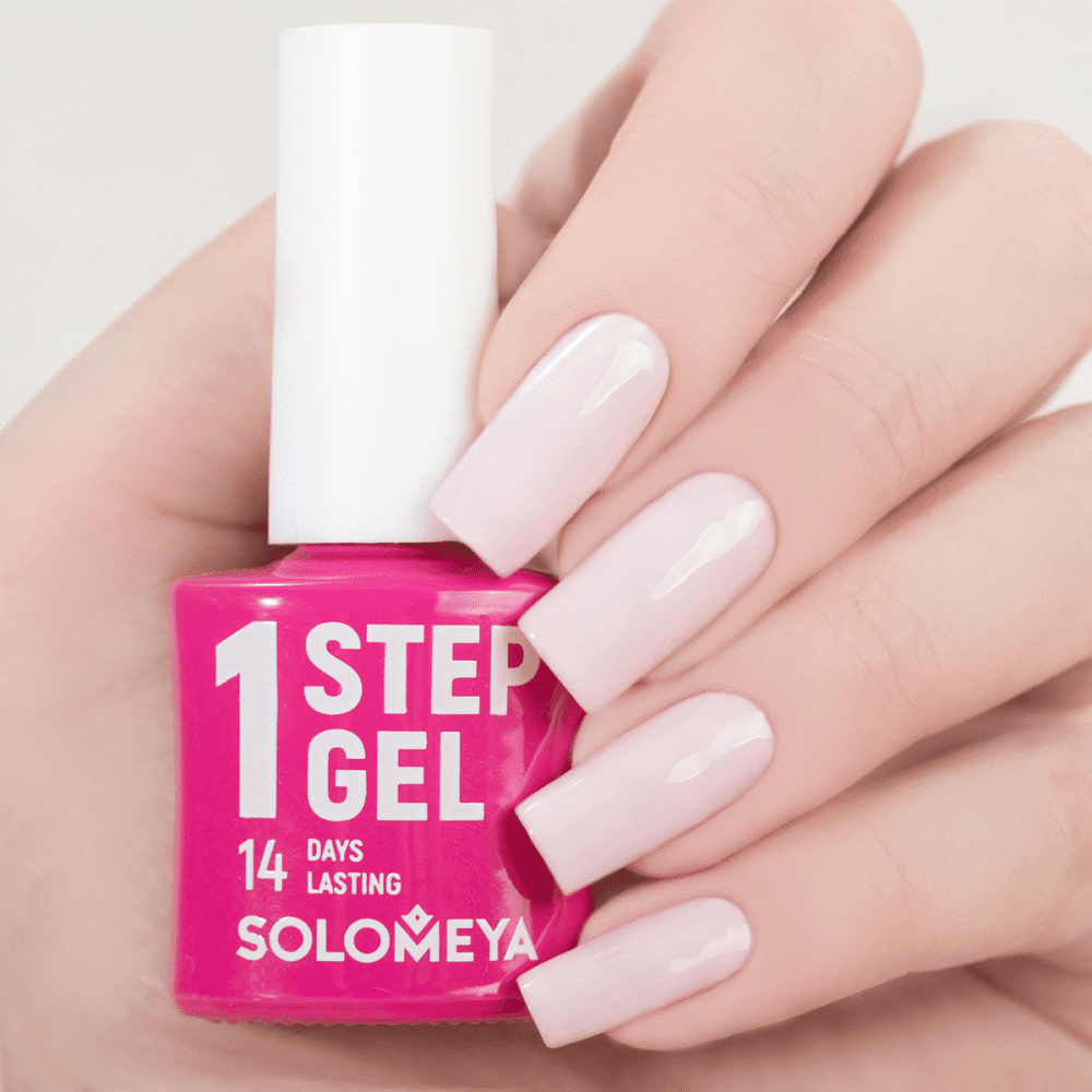 SOLOMEYA Гель-лак для ногтей однофазный ЗЕФИР 6 Solomeya One Step Gel Marshmallow 6, 1 шт.