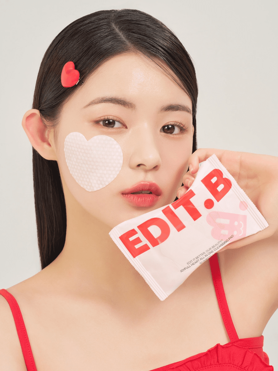 EDIT.B Очищающие универсальные пэды Joyfull Heart All In One Cleansing Pad 30 шт, 55 г