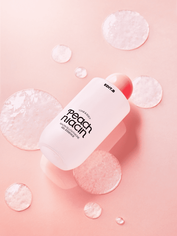 EDIT.B Гелевая эссенция с ниацинамидом Tone&Soft Peach Niacinamide Glutathione Gel Essence 50 мл