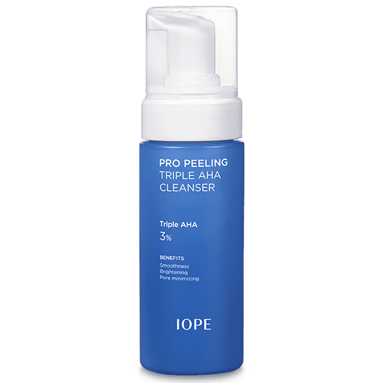 IOPE Пенка-эксфолиант для лица с AHA- кислотами PROPEELING TRIPLE AHA CLEANSER 150 мл