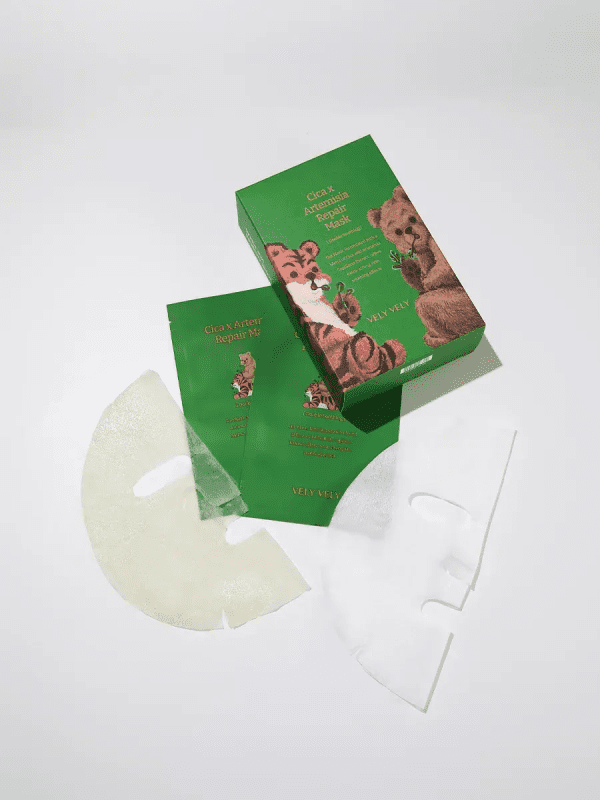 Vely Vely Восстанавливающая маска с экстрактом полыни Cica X Artemisia Repair Mask 20g*1шт