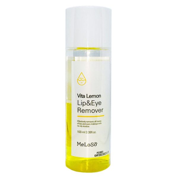 Meloso Vita lemon Lip & Eye Remover Средство для снятие макияжа с эффектом осветления, 100 мл