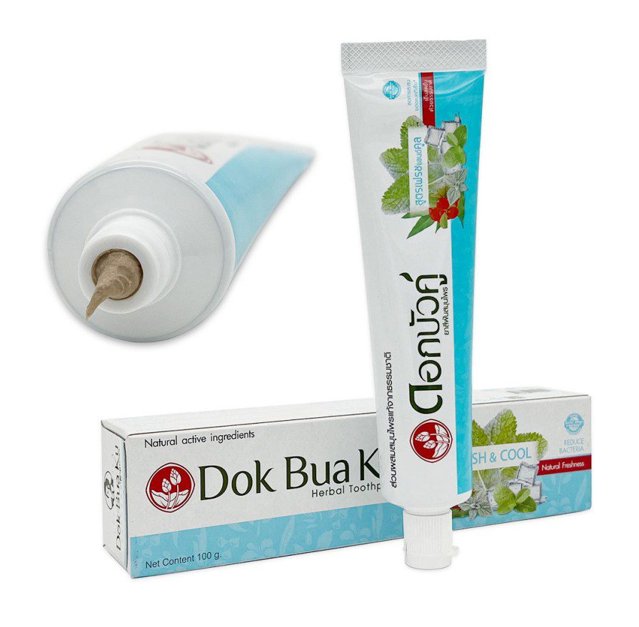 TWIN LOTUS Зубная паста СВЕЖЕСТЬ И ПРОХЛАДваА на трах Dok Bua Khu, 40 гр 8850348114059