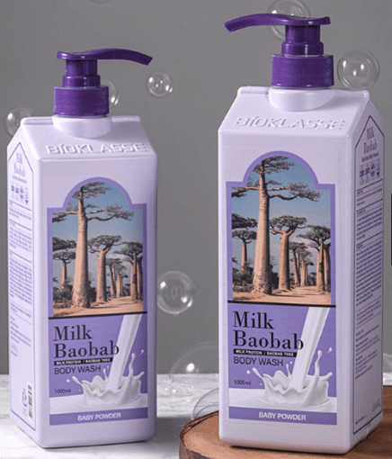 MilkBaobab Гель для душа/Perfume Body Wash Baby Powder 500мл