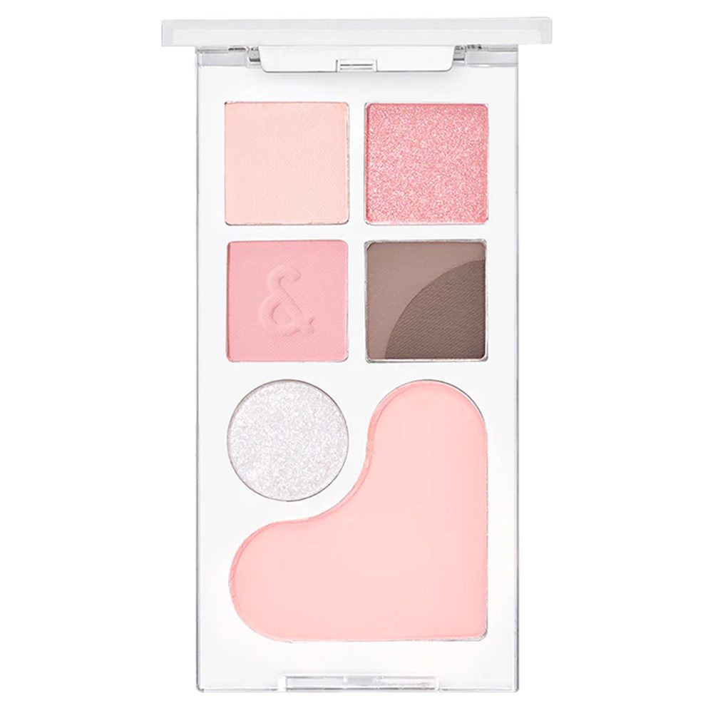 ROM&ND Палетка для глаз и лица в клубничных оттенках/Bare Layer Palette 02 Strawberry Mood