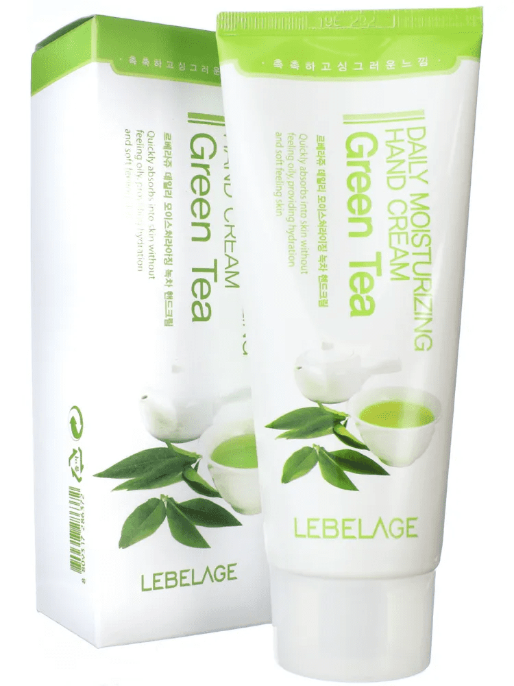 LEBELAGE DAILY MOISTURIZING GREEN TEA HAND CREAM Крем для рук с экстрактом зеленого чая 100ml